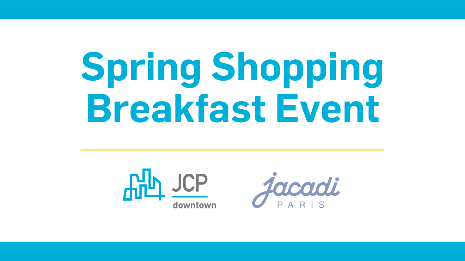 Jacadi Paris x JCP Spring Shopping Breakfast Event